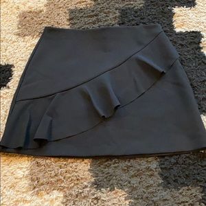 Zara ruffle mini skirt